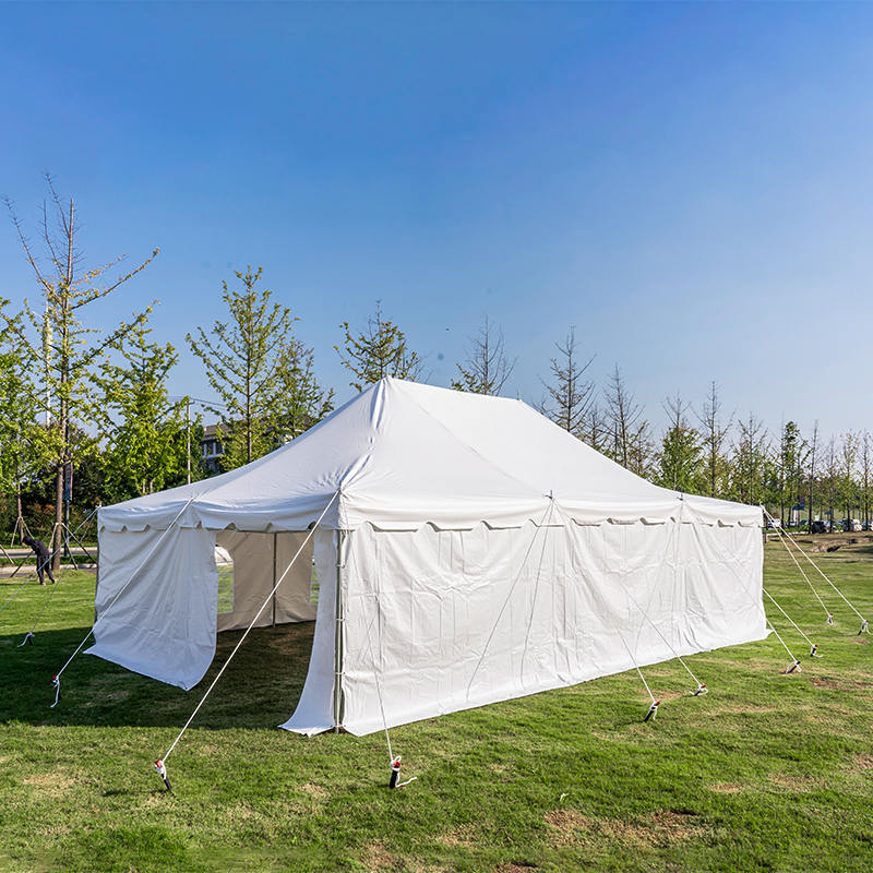 Carpa de Poste Blanca PVC 20