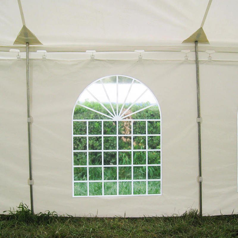 Tienda de poste de eventos de PVC tradicional de 7x12m con ventanas