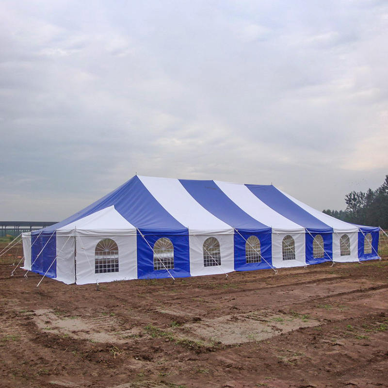 9x18m Tienda de poste de servicio pesado de PVC tradicional