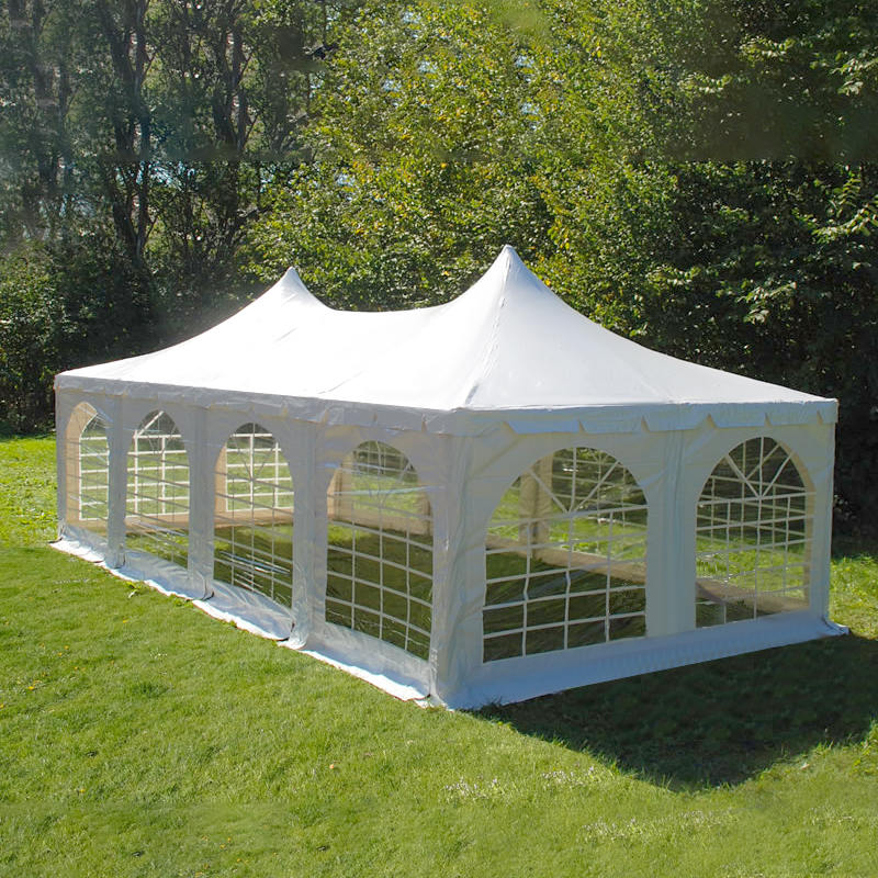 Carpa Pabellón Pagoda Doble Cúpula 4x8-2.3m para Fiesta Exterior
