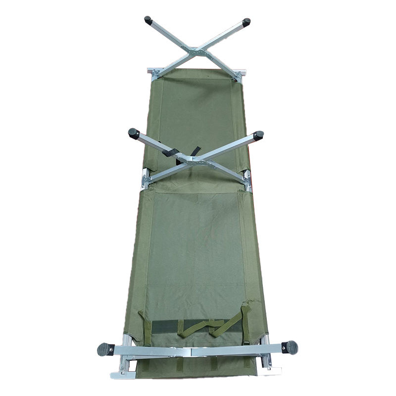 Cama de campo plegable de aluminio