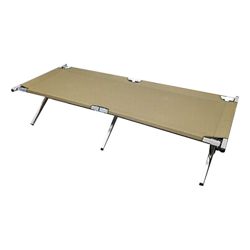 Cama de campo plegable de aluminio