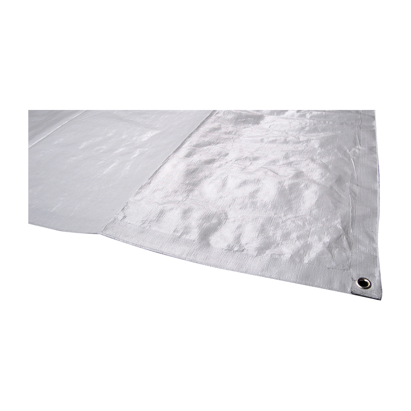 Lona de plástico negro hdpe tejido de 4x50m