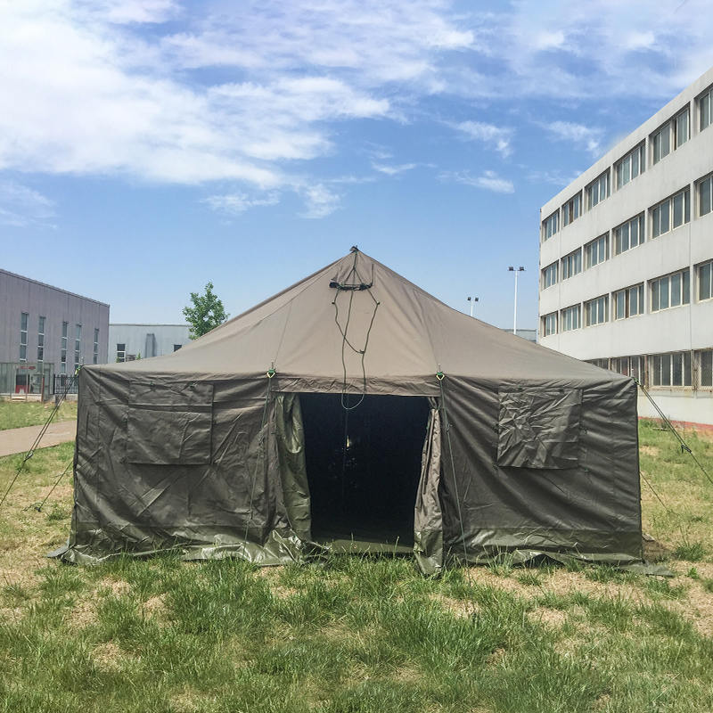 Tienda Militar de Poste de Lona 4.8x10.0m de Excedente Militar