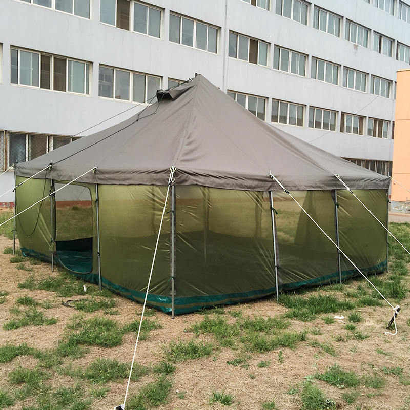 Tienda Militar de Poste 4.8x4.8m - Tipo Tropical