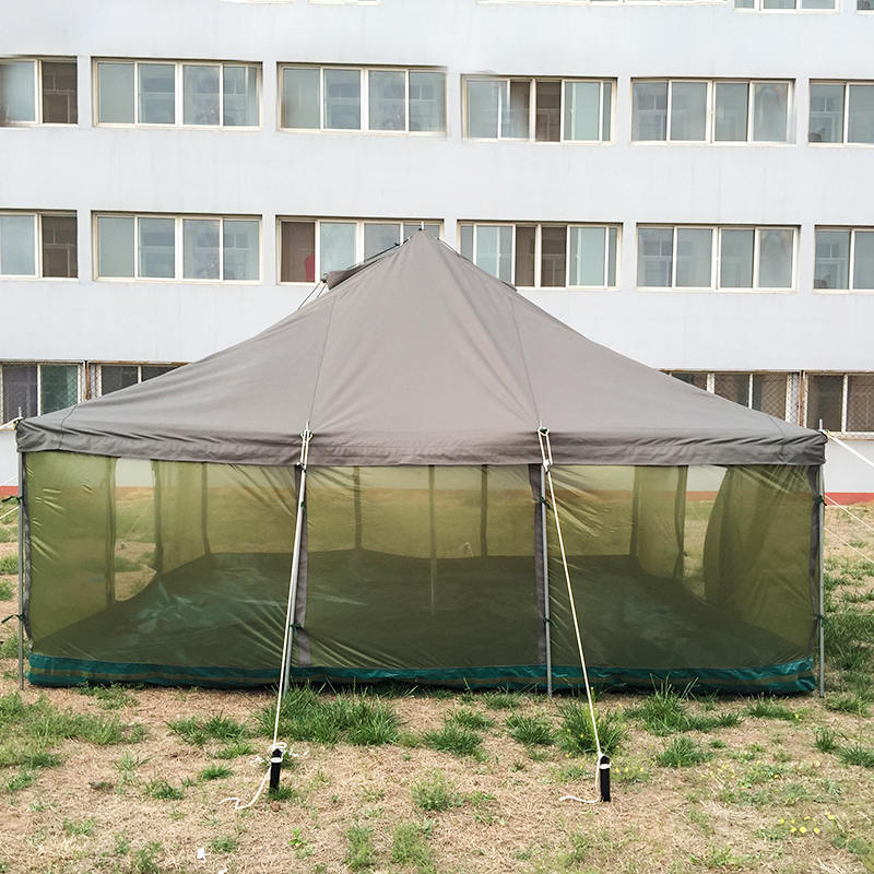 Tienda Militar de Poste 4.8x4.8m - Tipo Tropical
