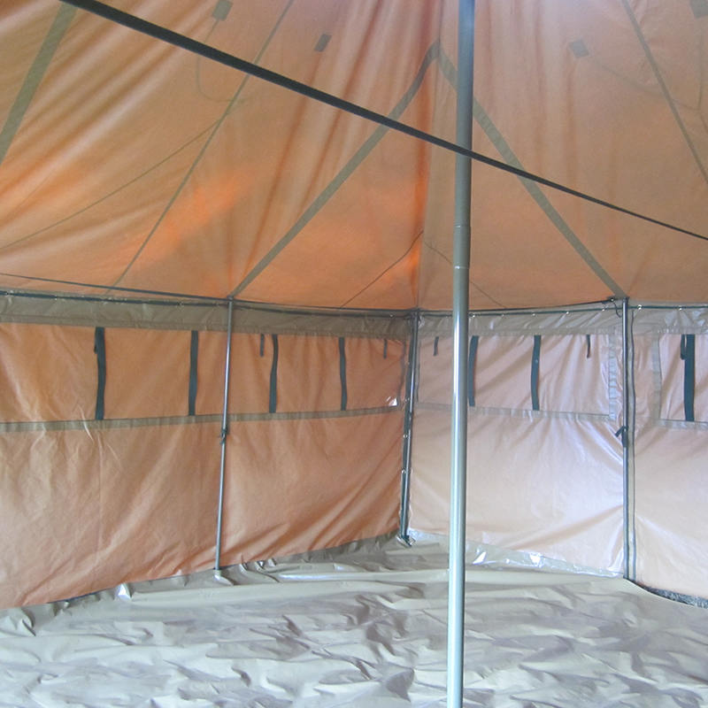 Tienda Militar de Lona de 5x5m para 8-12 Personas, Tienda de Alivio de Desastres