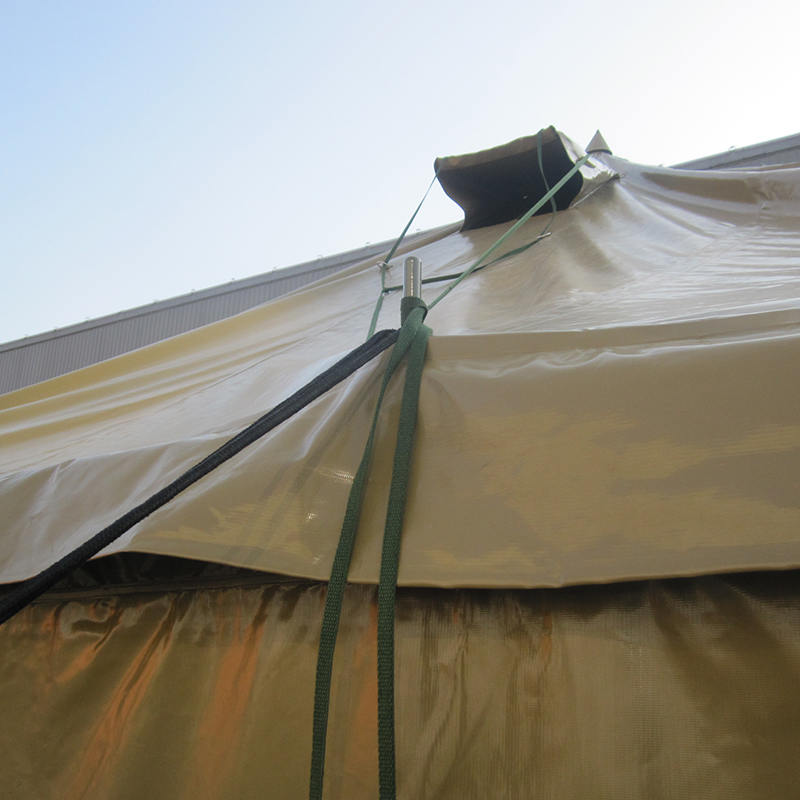 Tienda Militar de Lona de 5x5m para 8-12 Personas, Tienda de Alivio de Desastres
