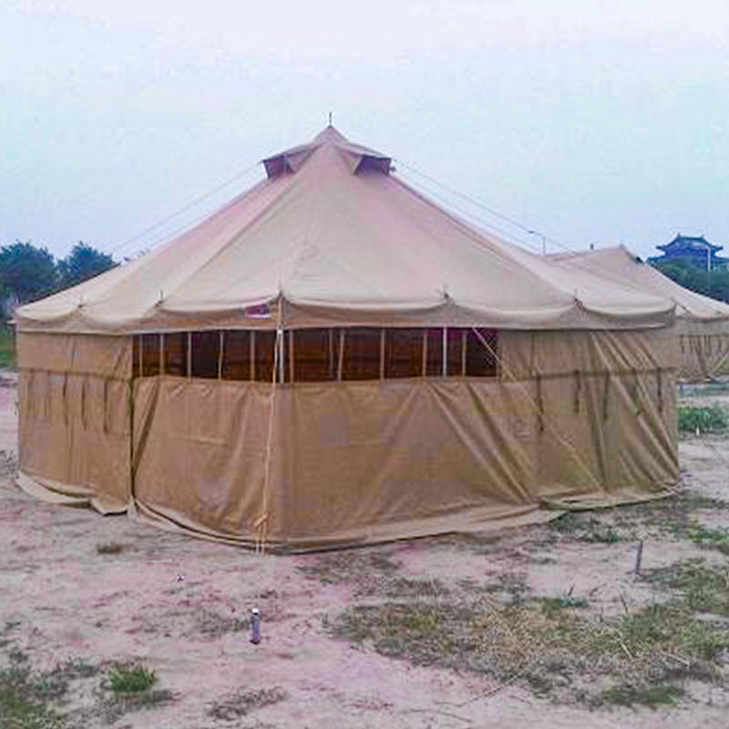 Tienda Militar de Lona de 5x5m para 8-12 Personas, Tienda de Alivio de Desastres