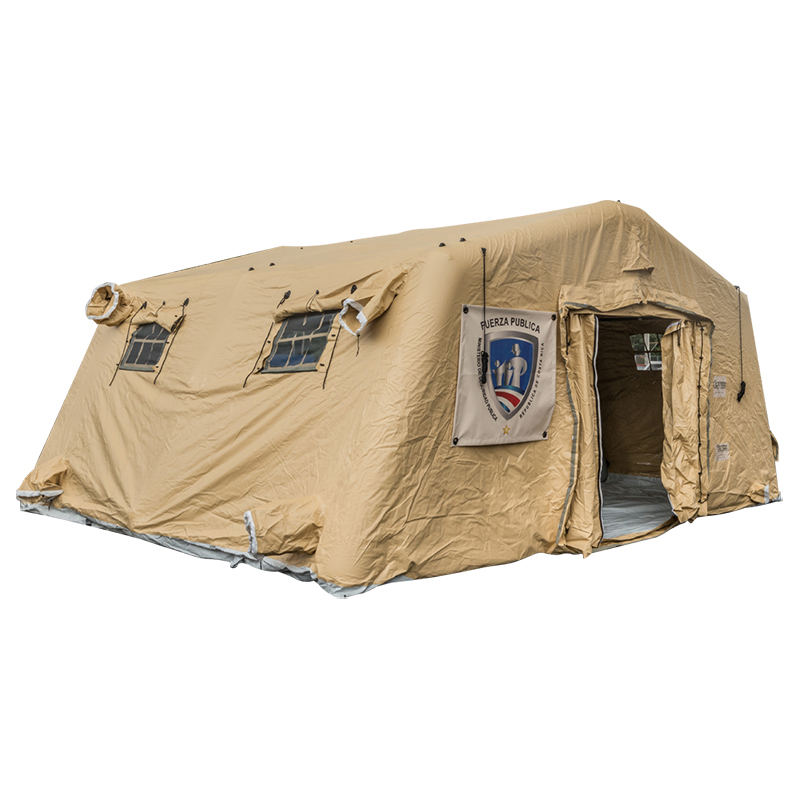 5.6x5.15m Multipurpose pequeño despliegue rápido refugios inflables de baja presión
