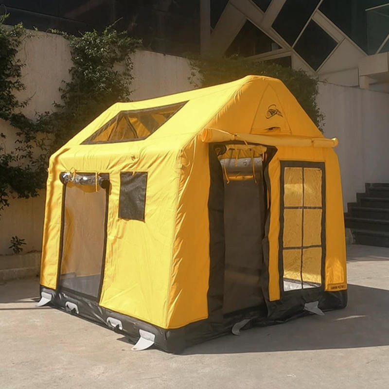 Tienda de campamento inflable Glamour Inflable de 2-4 persona de cuatro temporada