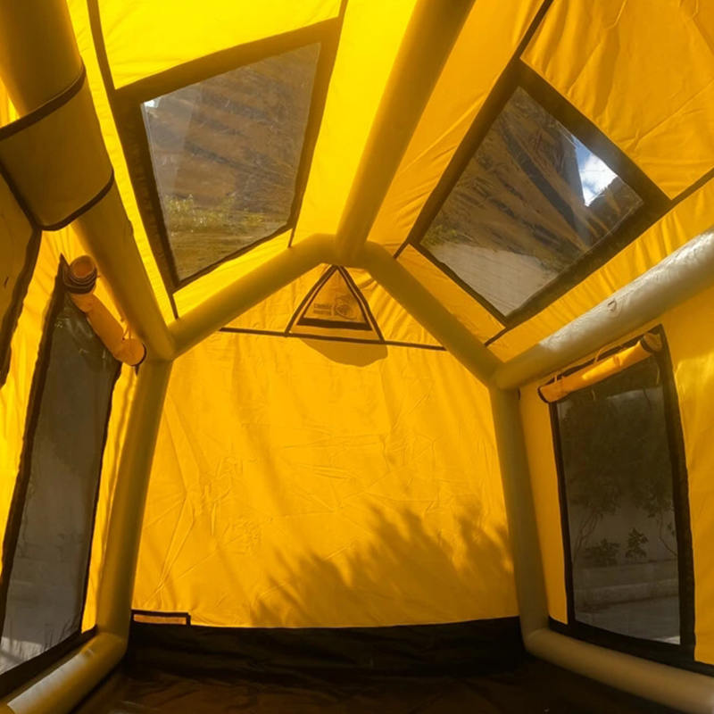 Tienda de campamento inflable Glamour Inflable de 2-4 persona de cuatro temporada