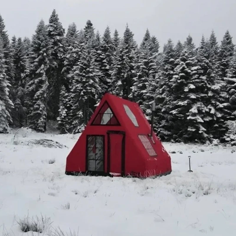 8-10 persona Topa de aire inflable impermeable de cuatro estaciones para acampar