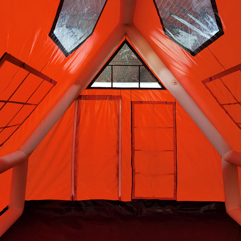8-10 persona Topa de aire inflable impermeable de cuatro estaciones para acampar
